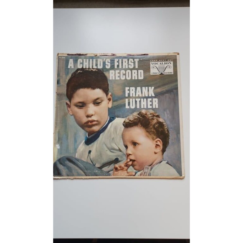 FRANK LUTHER-A CHILD'S FIRST RECORD/LP/1963/ENHANCED DECCA RECORDS STEREO